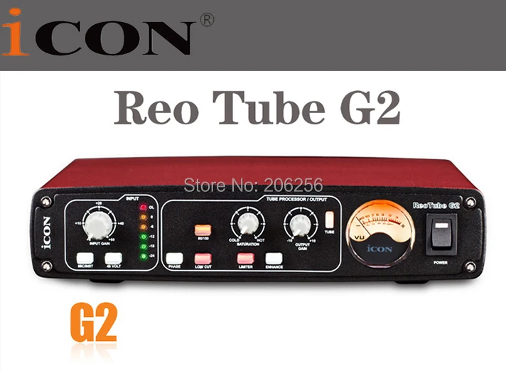 ICON G2X ReoTube G2X professional microphone preamp true tube Microphone Instrument preamp digital interface
ICON G2X ReoTube G2X professional microphone preamp true tube Microphone Instrument preamp digital interface
