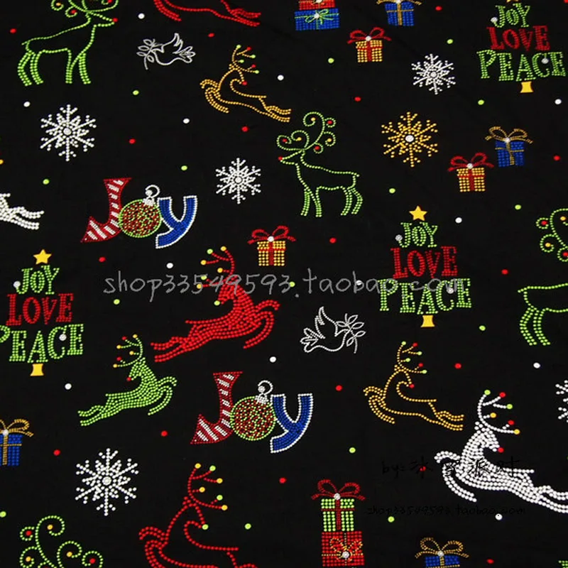 Width 140cm Christmas fabric 100%Cotton Fabric Snowflake Christmas Tree Elk Printed Sewing Fabric Material Diy Clothing Dress
Width 140cm Christmas fabric 100%Cotton Fabric Snowflake Christmas Tree Elk Printed Sewing Fabric Material Diy Clothing Dress