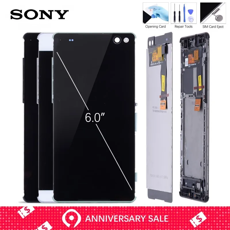 Original 6.0" Display For SONY Xperia C5 LCD Touch Screen Digitizer C5 Ultra Display Screen E5506 E5533 E5563 E5553
Original 6.0" Display For SONY Xperia C5 LCD Touch Screen Digitizer C5 Ultra Display Screen E5506 E5533 E5563 E5553