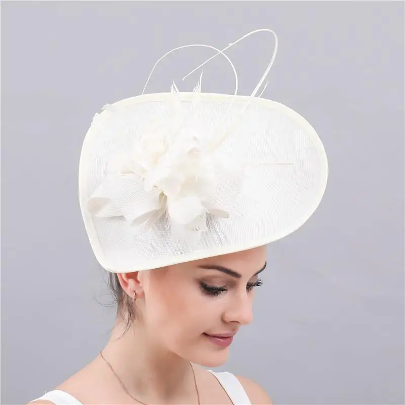 British Retro Bride Headdress Lace Flax Mesh Feather Bow-knot Bridal Hats Wedding Banquet Horse Racing Festival Noble Lady Hats
British Retro Bride Headdress Lace Flax Mesh Feather Bow-knot Bridal Hats Wedding Banquet Horse Racing Festival Noble Lady Hats