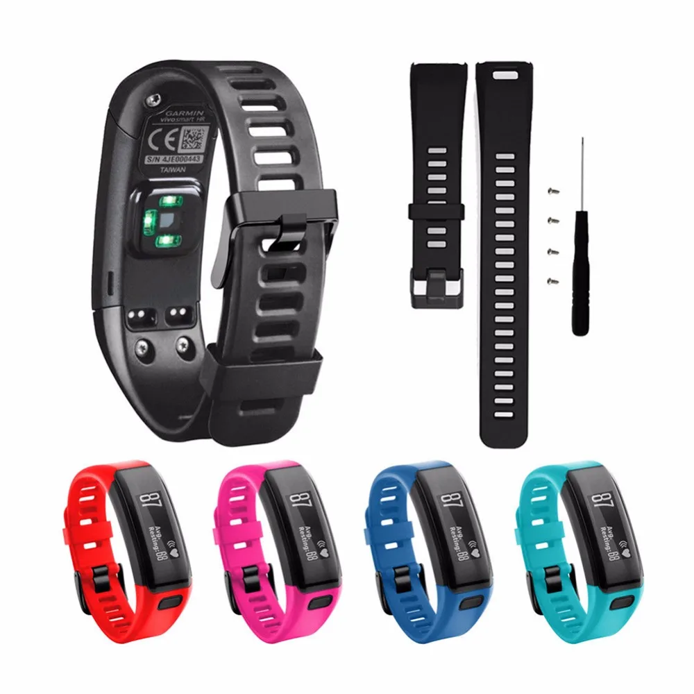 Wrist Strap with Tools Screw Kit For Garmin Vivosmart HR Plus HR+ Watchband Sport Silicone Watch Band Strap Bracelet Wristband
Wrist Strap with Tools Screw Kit For Garmin Vivosmart HR Plus HR+ Watchband Sport Silicone Watch Band Strap Bracelet Wristband