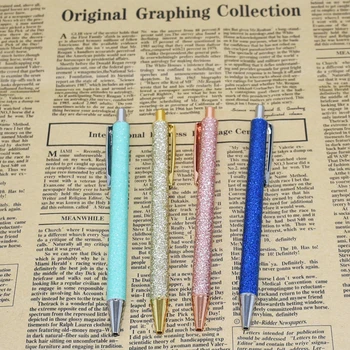 5pcs beautiful ballpoint pens 1.0mm flash sequins crystal pens five colors optional high quality signature pens office supplies
5pcs beautiful ballpoint pens 1.0mm flash sequins crystal pens five colors optional high quality signature pens office supplies