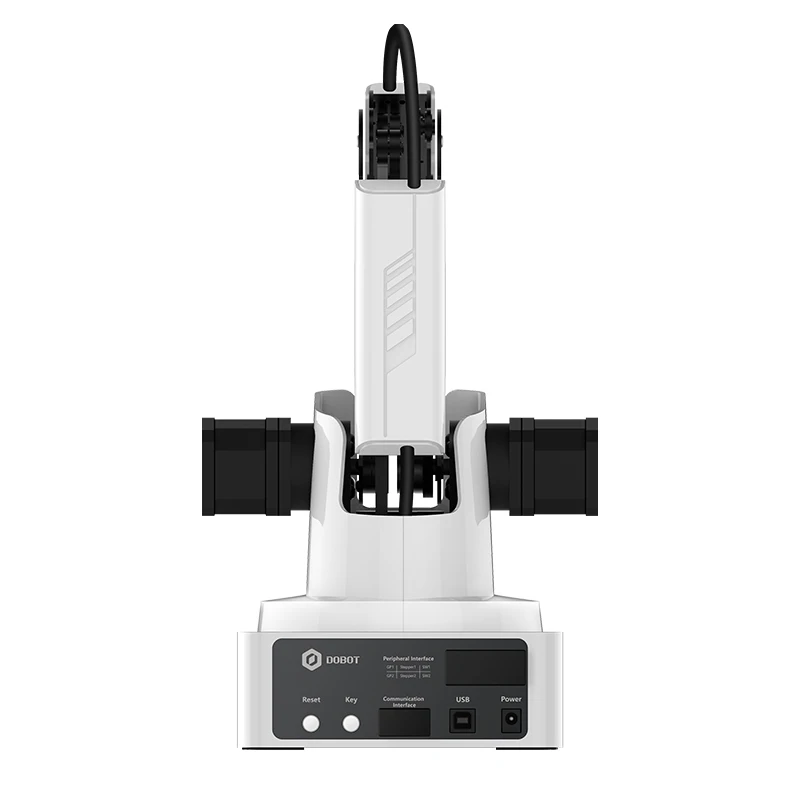 New Programming 4-axis Robot Arm 2.0 with 3D Printer,Laser Engraver,Pen Holder,Suction Cap,Gripper Heads for K12\STEAM Education
New Programming 4-axis Robot Arm 2.0 with 3D Printer,Laser Engraver,Pen Holder,Suction Cap,Gripper Heads for K12\STEAM Education