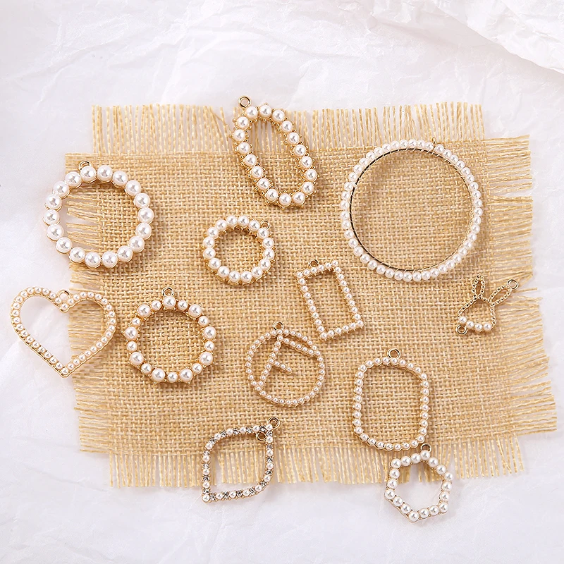 22Pcs Mix Simulated-pearl KC Gold Alloy Charms DIY Jewelry Earring Findings Pendants
22Pcs Mix Simulated-pearl KC Gold Alloy Charms DIY Jewelry Earring Findings Pendants