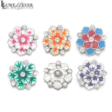 Hot Flower w167 Crystal 3D 18mm Metal Snap Button For Bracelet Necklace Interchangeable Jewelry Women Accessorie Findings
Hot Flower w167 Crystal 3D 18mm Metal Snap Button For Bracelet Necklace Interchangeable Jewelry Women Accessorie Findings