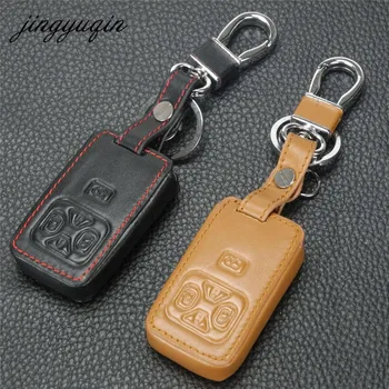 jingyuqin 5 Buttons Smart Remote Keyless Leather Cover For Toyota Previa Alphard Prius Smart Protector Key Case Holder Bag
jingyuqin 5 Buttons Smart Remote Keyless Leather Cover For Toyota Previa Alphard Prius Smart Protector Key Case Holder Bag