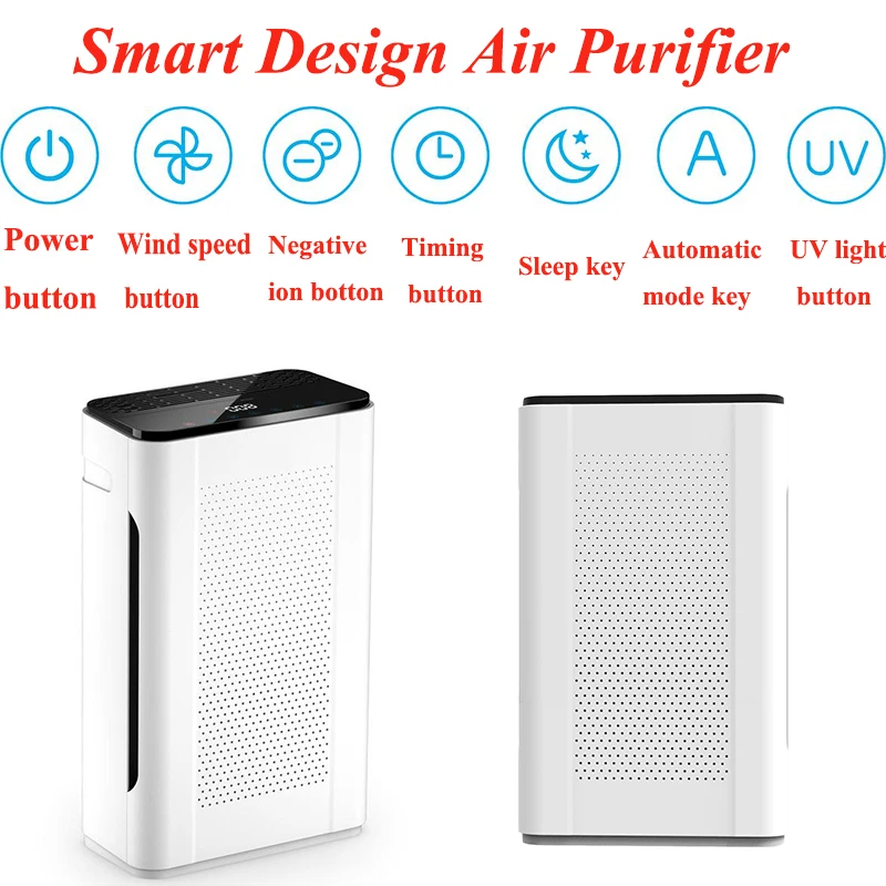 About 1 week to Thailand HEPA Air purifier home Sterilize Dust remove air freshener home office air cleaner pk 2s purificador de
About 1 week to Thailand HEPA Air purifier home Sterilize Dust remove air freshener home office air cleaner pk 2s purificador de