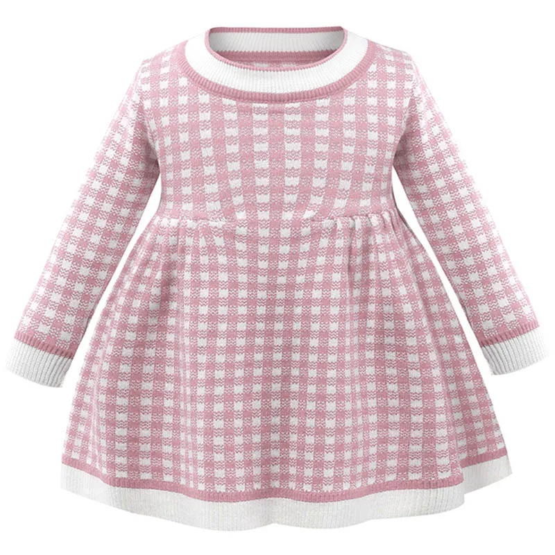 2019 Baby Girl Sweater Dress 3 4Y Kids Dresses For 12 18 24 Month Girls Infant Birthday Party Vestidos Children's Clothes | Детская