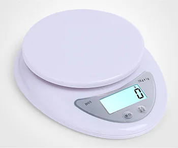 New 5Kg/1g LCD Backlight Display Digital Kitchen Scale Electronic Weight Balance Food Diet Kitchen Scales Measuring Weight
New 5Kg/1g LCD Backlight Display Digital Kitchen Scale Electronic Weight Balance Food Diet Kitchen Scales Measuring Weight