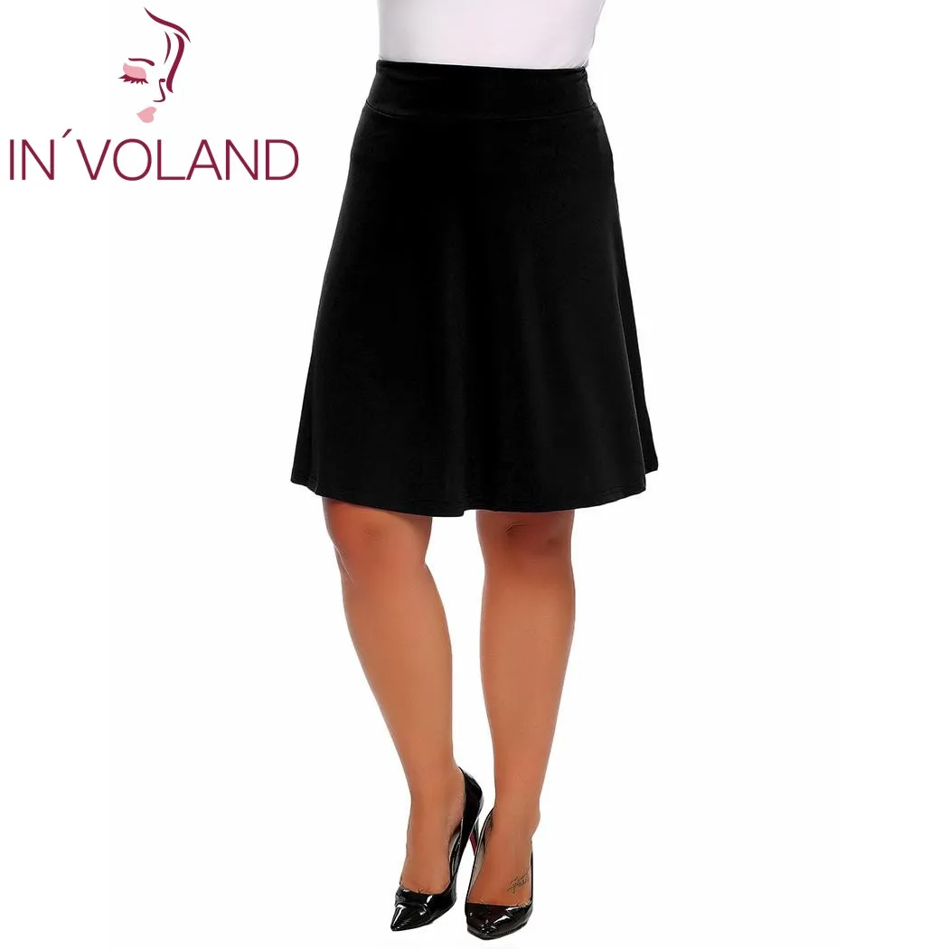 IN'VOLAND Plus Size Women Skirt XL-5XL 2018 Spring Summer High Waist Solid Zipper A-Line Women Faldas Saia Big Size Ladies Jupe
IN'VOLAND Plus Size Women Skirt XL-5XL 2018 Spring Summer High Waist Solid Zipper A-Line Women Faldas Saia Big Size Ladies Jupe