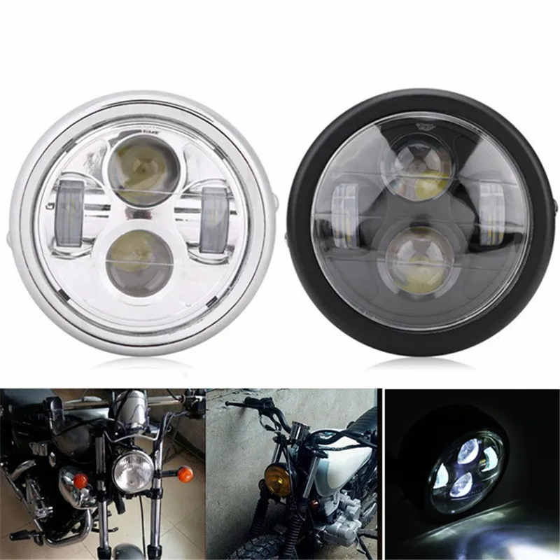 6.5inch Motorcycle 12V LED Bulb Front Headlight HeadLamp Universal Sliver/Black Motorcycle Headlight
6.5inch Motorcycle 12V LED Bulb Front Headlight HeadLamp Universal Sliver/Black Motorcycle Headlight
