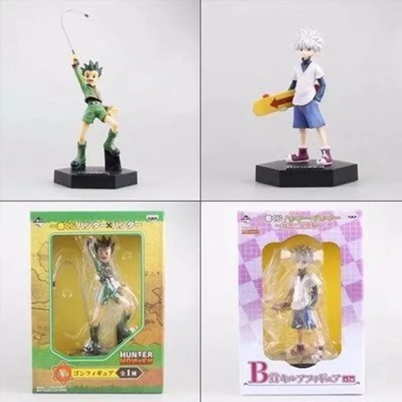 Аниме HUNTER X Gon Freecss Killua Zoldyck куклы игрушки HUNTERxHUNTER экшн фигурка HXH коллекционные