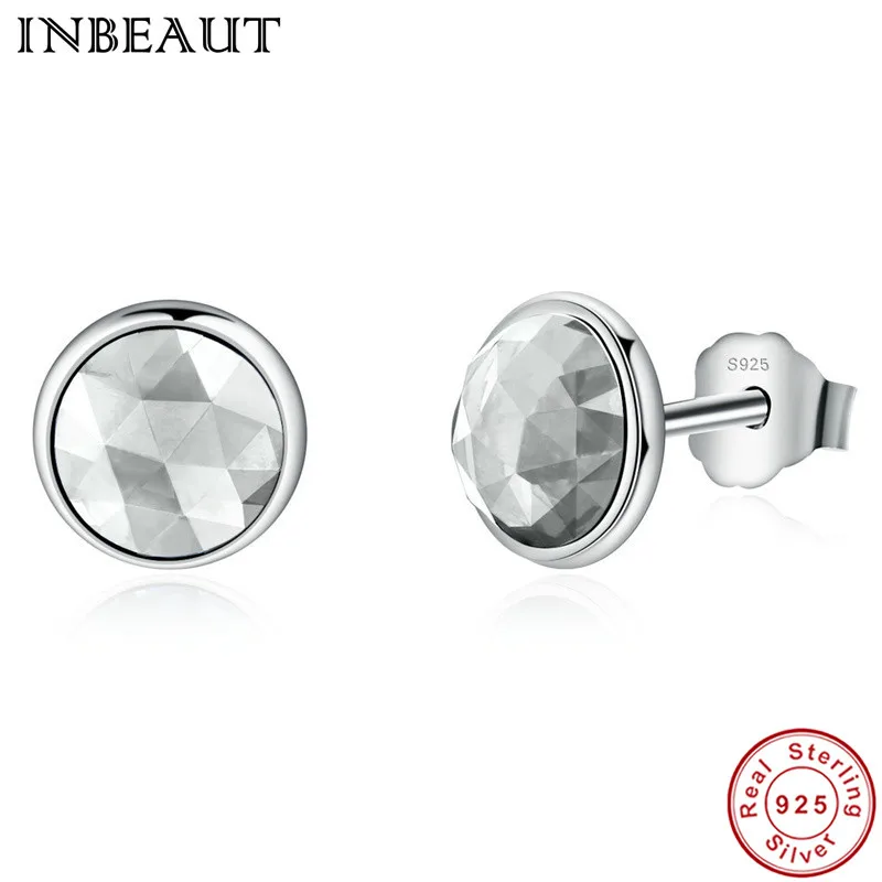 INBEAUT New Trendy 925 Sterling Silver White Crystal Stud Earrings for Wedding Women Princess s925 Stamp Earrings Girls Jewelry
INBEAUT New Trendy 925 Sterling Silver White Crystal Stud Earrings for Wedding Women Princess s925 Stamp Earrings Girls Jewelry