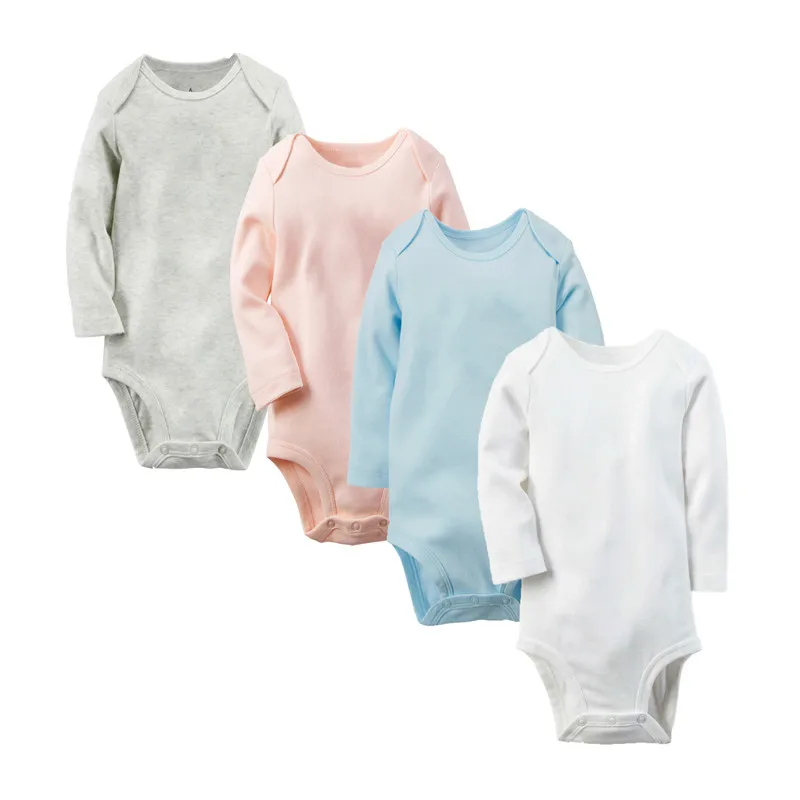 Promotional Good Quality Baby Girls Boys Long Sleeves 100% Cotton Solid Bodysuit, Infant Jumpsuit newborn to 24M
Promotional Good Quality Baby Girls Boys Long Sleeves 100% Cotton Solid Bodysuit, Infant Jumpsuit newborn to 24M