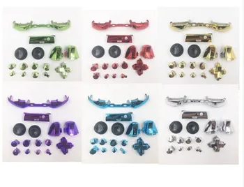 10 sets /lot Chrome LB RB RT LT Bumper Buttons Set Thumbstick Cap Dpad replacement for Xbox One S for Xbox One Slim Controller
10 sets /lot Chrome LB RB RT LT Bumper Buttons Set Thumbstick Cap Dpad replacement for Xbox One S for Xbox One Slim Controller