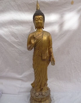 song voge gem S2932 28" Tibet Bronze Gilt Shakyamuni Joss Set Thailand Lotus Sakyamuni Buddha Statue
song voge gem S2932 28" Tibet Bronze Gilt Shakyamuni Joss Set Thailand Lotus Sakyamuni Buddha Statue
