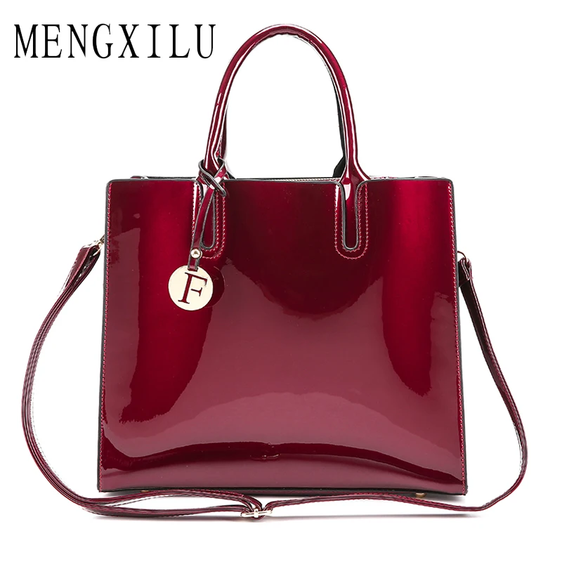 MENGXILU Brand Pu Patent Leather Handbags Women Famous Brands Tote Bag Lady's Lacquered Bag Handbag for Women Shoulder Bag
MENGXILU Brand Pu Patent Leather Handbags Women Famous Brands Tote Bag Lady's Lacquered Bag Handbag for Women Shoulder Bag
