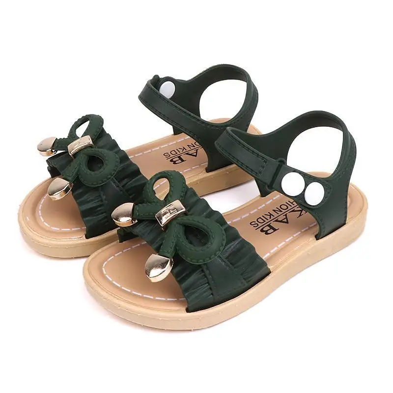 new Summer Children Shoes Girls Pink Sandals Flowers Student Fashion Korean Princess Shoes Black Leather Flat Sandals For Kids
new Summer Children Shoes Girls Pink Sandals Flowers Student Fashion Korean Princess Shoes Black Leather Flat Sandals For Kids