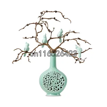 Fashion living room ornament Home Furnishing creative decorations Ceramic inlaid copper handicrafts
Fashion living room ornament Home Furnishing creative decorations Ceramic inlaid copper handicrafts