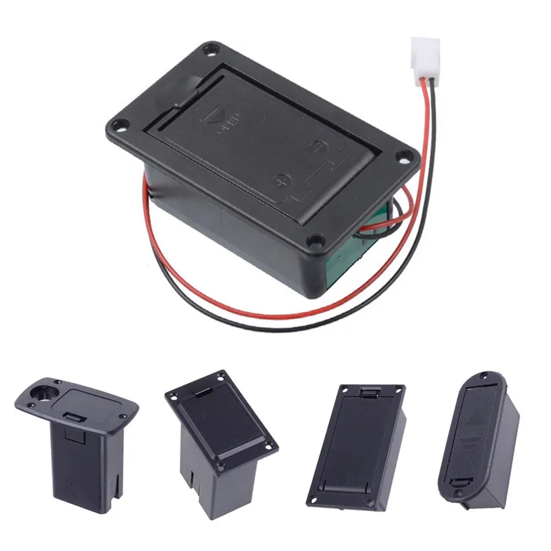 Hot Sale ABS 9V Battery Box Case Cover Holders for Guitar Bass Pickup for Ukulele With Wires Black Replacement Accessories
Hot Sale ABS 9V Battery Box Case Cover Holders for Guitar Bass Pickup for Ukulele With Wires Black Replacement Accessories