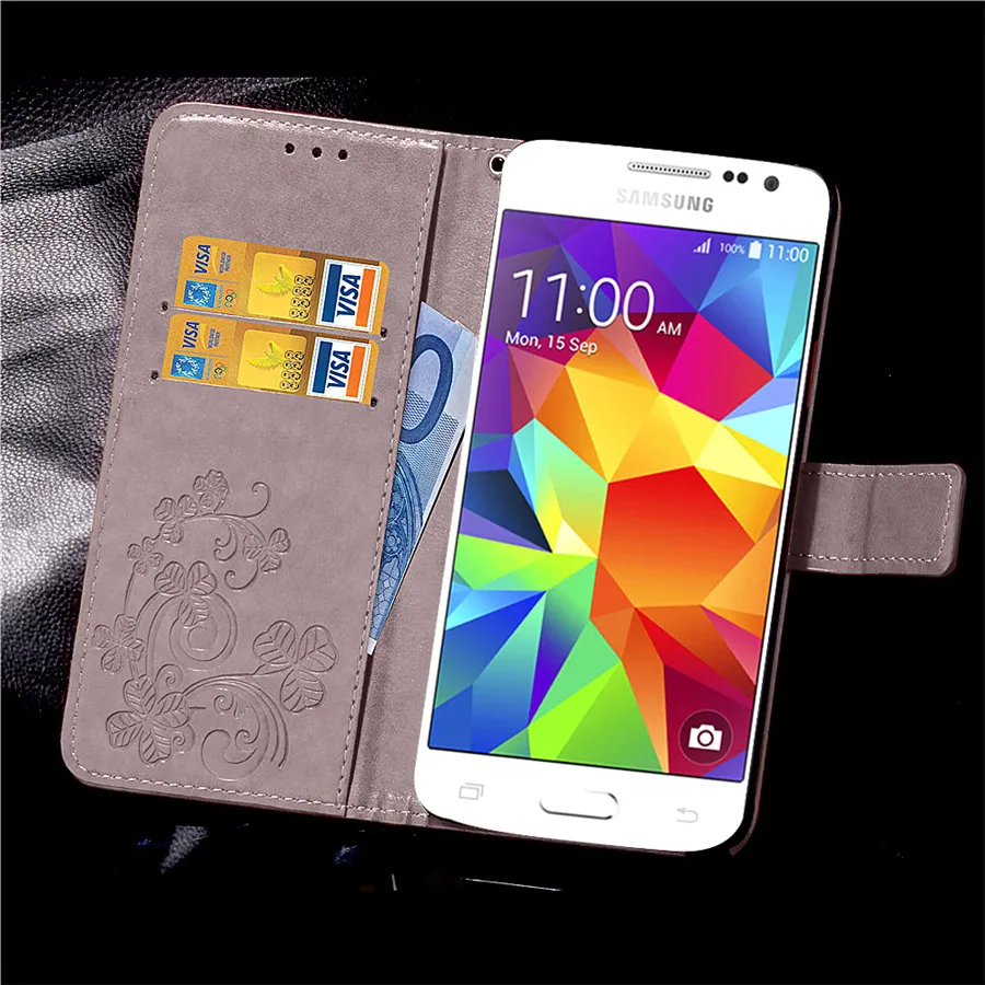 Для Samsung Core Prime чехол на samsung G360 с откидной крышкой 4 5 "кожаный для Galaxy