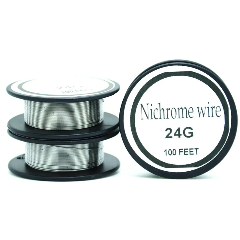 Nichrome wire 24 Gauge 80 series 100 FT(0.5mm) (1.85oz) Resistance Resistor AWG Heating wire Resistance wire Alloy heating yarn
Nichrome wire 24 Gauge 80 series 100 FT(0.5mm) (1.85oz) Resistance Resistor AWG Heating wire Resistance wire Alloy heating yarn
