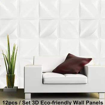 12Pcs 3D Art Wall Stickers White Wall Panel Flame-retardant Waterproof Wallpaper Living Room Shop Home Decor Wood Carving Logo
12Pcs 3D Art Wall Stickers White Wall Panel Flame-retardant Waterproof Wallpaper Living Room Shop Home Decor Wood Carving Logo