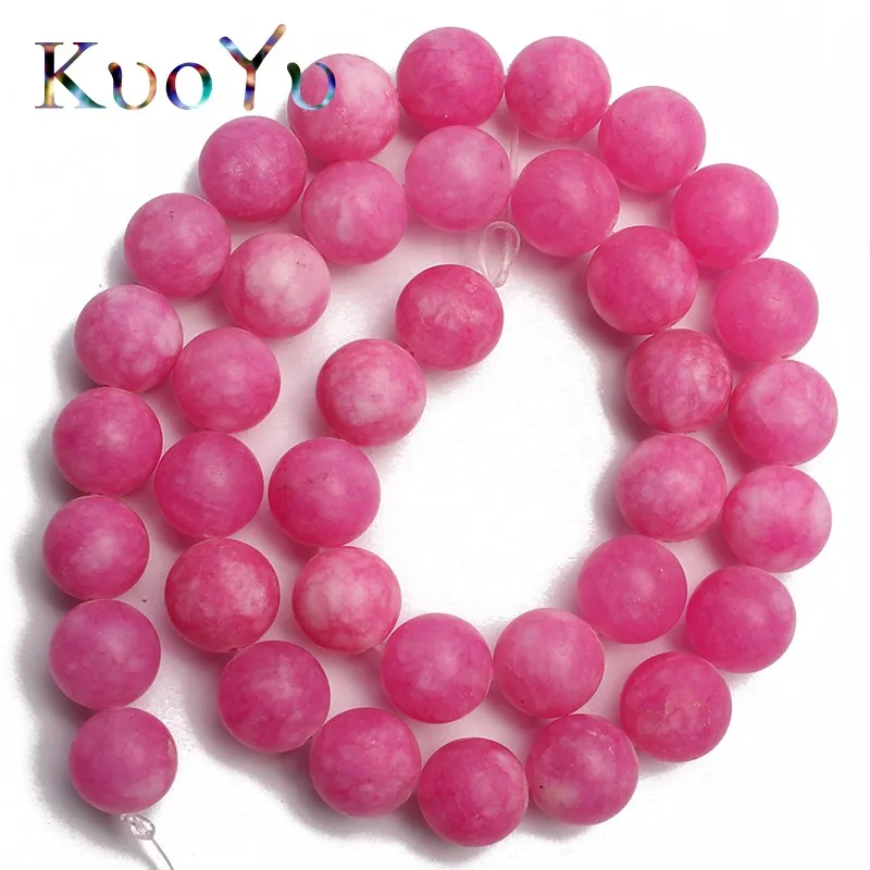Matte Fuchsia Stone Beads Round Loose Beads For Jewelry Making DIY Bracelet Necklace Jewellery 15"Inches 6/8/10mm Wholesale
Matte Fuchsia Stone Beads Round Loose Beads For Jewelry Making DIY Bracelet Necklace Jewellery 15"Inches 6/8/10mm Wholesale