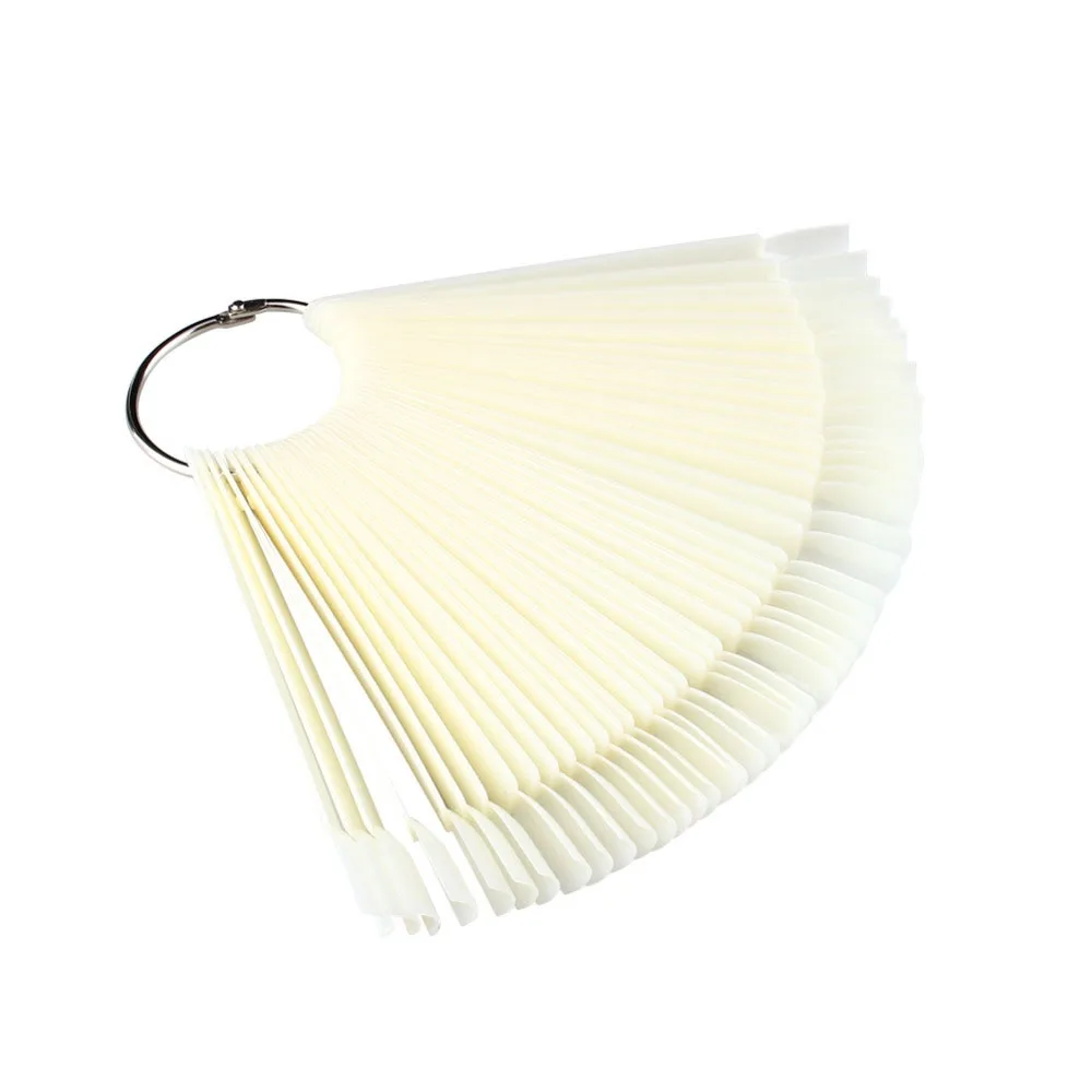50pcs False Nail Display Fan Board Nail Art Tips Polish UV Gel Decoration Practice Round Hoop Display Stick Clear Natural
50pcs False Nail Display Fan Board Nail Art Tips Polish UV Gel Decoration Practice Round Hoop Display Stick Clear Natural
