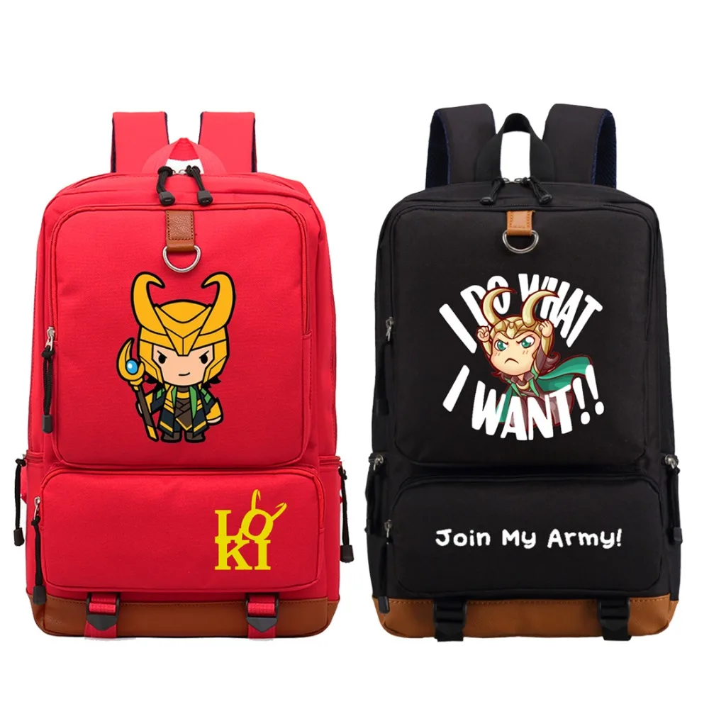 WISHOT Loki bag Thor Backpack Shoulder travel School Bag Bookbag for teenagers Casual Laptop Bags I do what i want
WISHOT Loki bag Thor Backpack Shoulder travel School Bag Bookbag for teenagers Casual Laptop Bags I do what i want
