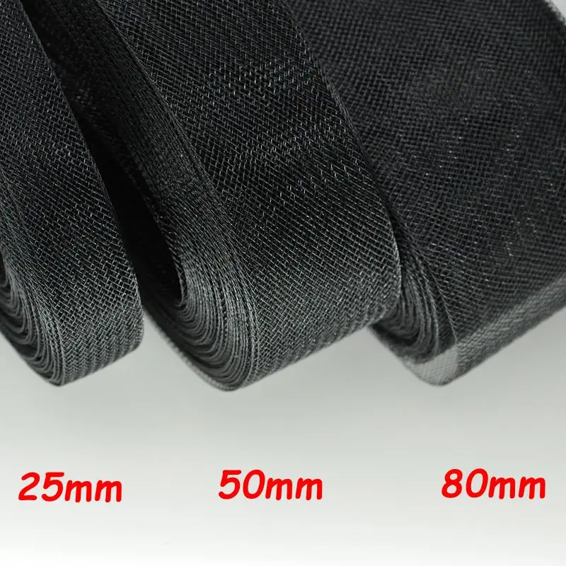 25/50/80mm 50yards Ribbon Flat Stiff Plain Hard crinoline Horsehair Mesh Braid for wedding Dress/hat sewing accessories
25/50/80mm 50yards Ribbon Flat Stiff Plain Hard crinoline Horsehair Mesh Braid for wedding Dress/hat sewing accessories