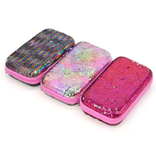 スパンコール鉛筆ケース EVA estuche アブラソコムツカラフルな学用品かわいい trousse scolaire stylo kalem kutusu 鉛筆ボックス(China)