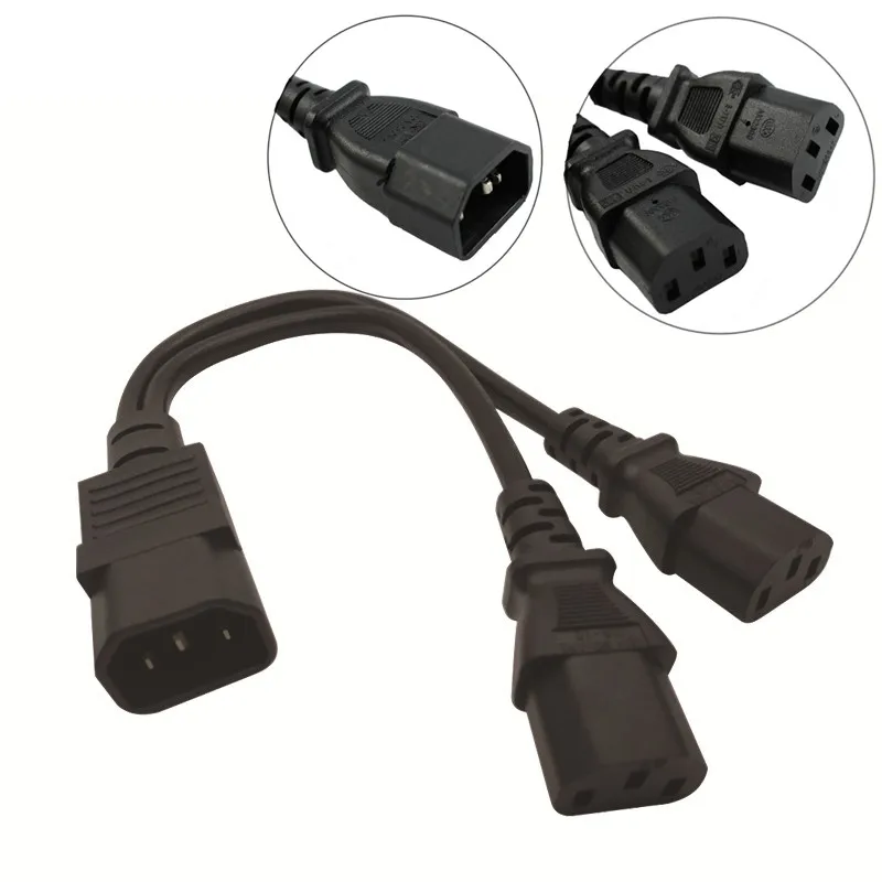 dual C13 Power Cord Cable IEC 320 C14 to 2xC13 Splitter Cord IEC 320 Male to 2 Female Adapter C14 power extension cord 0.3M
dual C13 Power Cord Cable IEC 320 C14 to 2xC13 Splitter Cord IEC 320 Male to 2 Female Adapter C14 power extension cord 0.3M