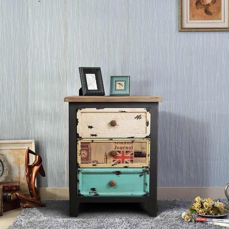 Mediterranean Painted Retro Drawers American Pastoral Simple Storage Cabinets Bedroom Living Room Entrance Cabinet Side Cabinet
Mediterranean Painted Retro Drawers American Pastoral Simple Storage Cabinets Bedroom Living Room Entrance Cabinet Side Cabinet