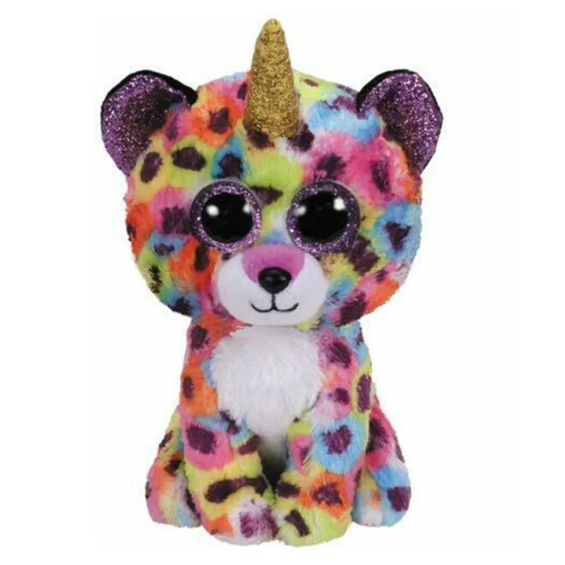 15cm Ty Beanie Boos Collection Giselle Unicorn Rainbow Leopard Plush Stuffed Doll Kids Toys Children Birthday Christmas Gift
15cm Ty Beanie Boos Collection Giselle Unicorn Rainbow Leopard Plush Stuffed Doll Kids Toys Children Birthday Christmas Gift