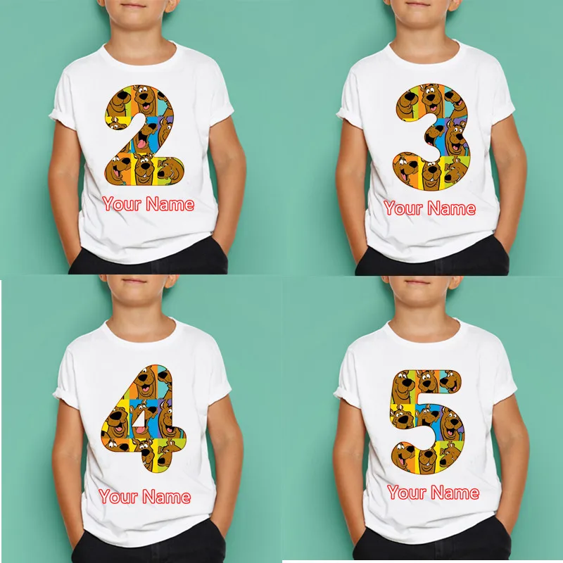 Boys/Girls Scooby Doo Birthday Number T Shirt Kids Happy Birthday Short Sleeve Tops Children's Masks Birthday Gift,Dropshipping
Boys/Girls Scooby Doo Birthday Number T Shirt Kids Happy Birthday Short Sleeve Tops Children's Masks Birthday Gift,Dropshipping