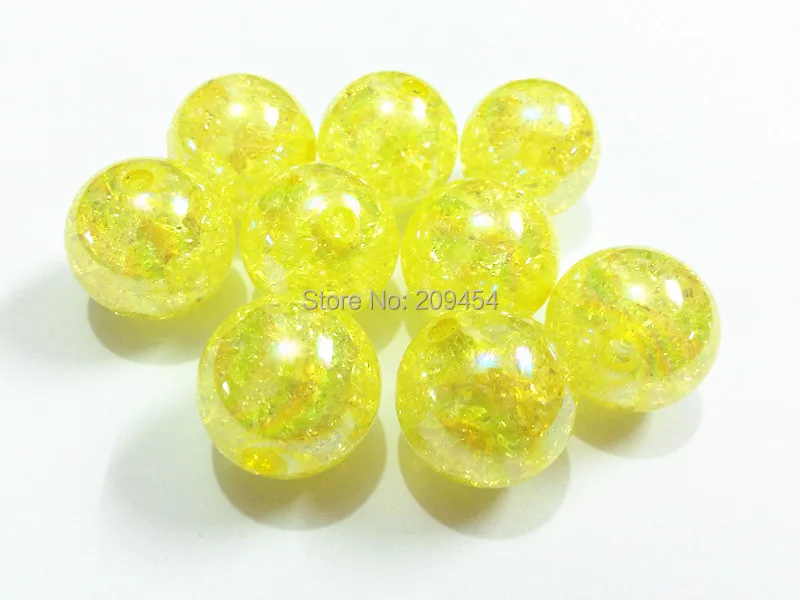(Choose Size First) 12mm/16mm/20mm Yellow Crack Beads With AB Effect For Chunky Jewelry
(Choose Size First) 12mm/16mm/20mm Yellow Crack Beads With AB Effect For Chunky Jewelry