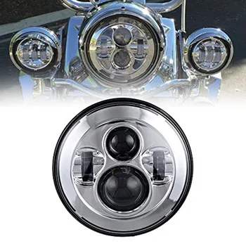 Motorcycle headlamp 7inch 40W Round Harley LED Projection Headlight for 2012-2016 Harley FLD,Harley Touring
Motorcycle headlamp 7inch 40W Round Harley LED Projection Headlight for 2012-2016 Harley FLD,Harley Touring