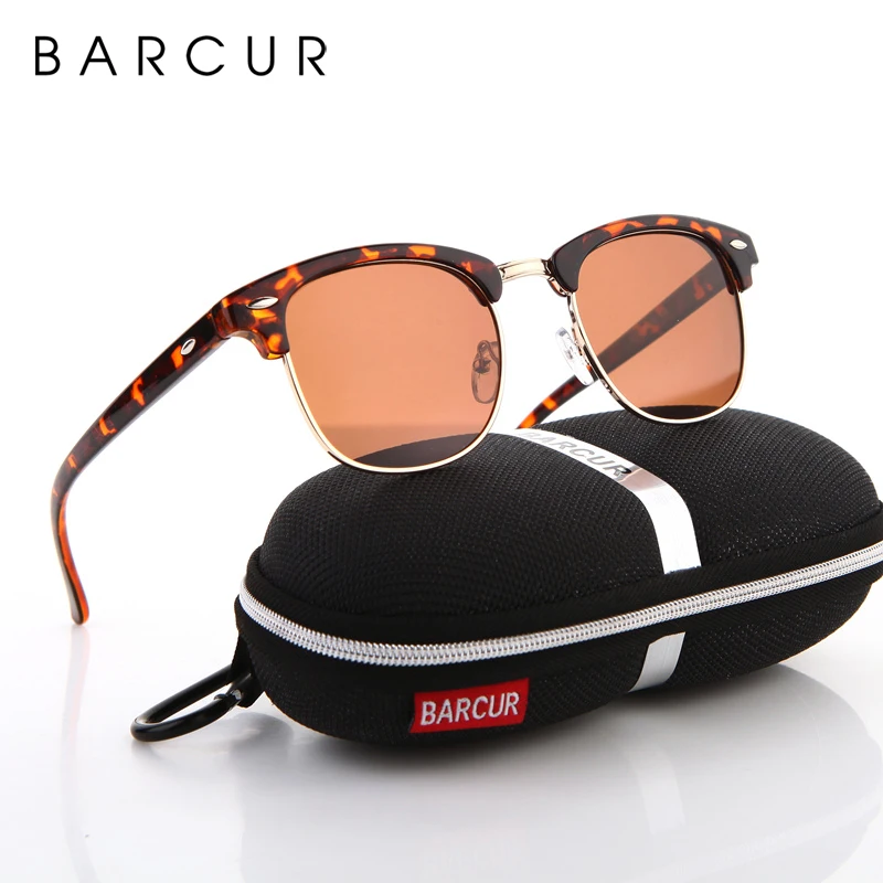 BARCUR Brand Design Sun Glasses Female Oculos New Polarized Sunglasses Men/Women Retro Rivet High Quality Polaroid Lens Eyewear
BARCUR Brand Design Sun Glasses Female Oculos New Polarized Sunglasses Men/Women Retro Rivet High Quality Polaroid Lens Eyewear