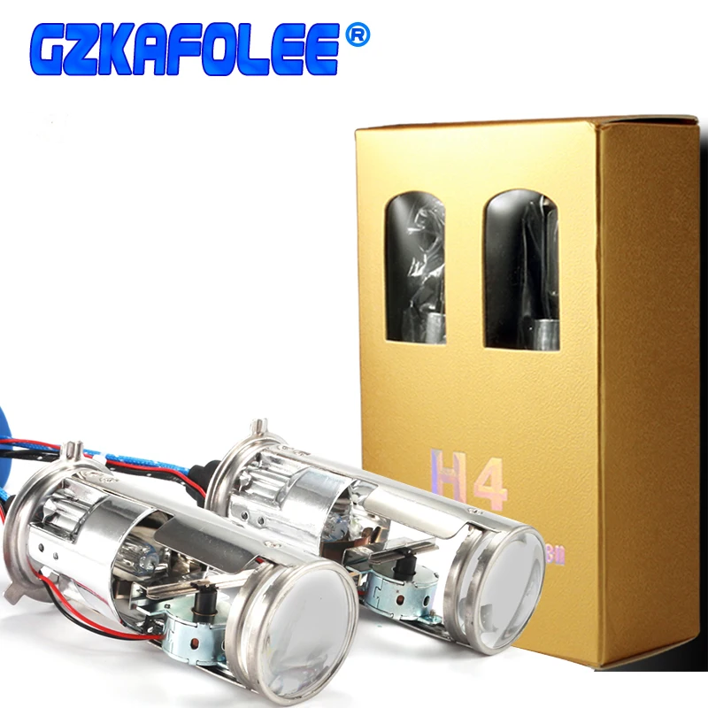 GZKAFOLEE 12V 55W h4 Xenon Lamp 4300K 6000K 8000K White car headlight bulb Mini Projector Double Lens Shrouds
GZKAFOLEE 12V 55W h4 Xenon Lamp 4300K 6000K 8000K White car headlight bulb Mini Projector Double Lens Shrouds
