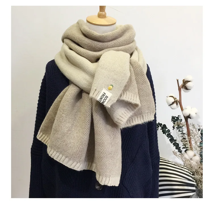 Winter Scarf Cashmere Knitted Scarf Warm Soft Double face Bufandas Cachecol Cotton Scarves For Women Men Scarves 
Winter Scarf Cashmere Knitted Scarf Warm Soft Double face Bufandas Cachecol Cotton Scarves For Women Men Scarves