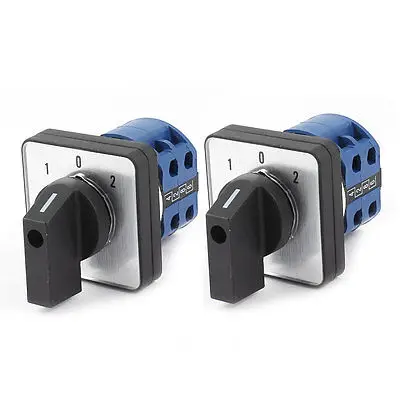 AC 690V 20A 8 терминалов 3 положения поворотный Cam переключатель переключения 2 шт
AC 690V 20A 8 терминалов 3 положения поворотный Cam переключатель переключения 2 шт