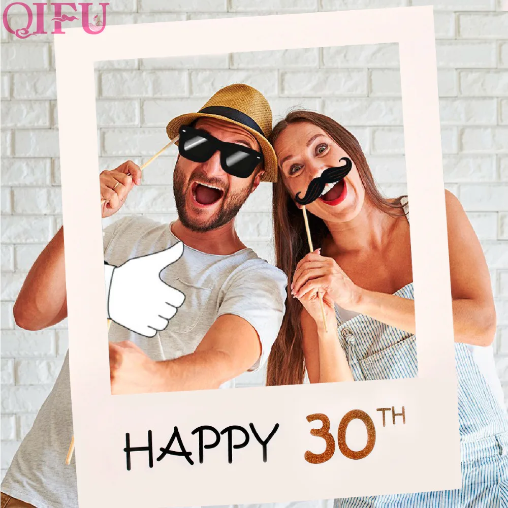 QIFU 16 18 21 Years Photo Booth Frame Birthday PhotoBooth Props 1st 16th 30th 40th 50th Wedding Birthday Decoration Just Married
QIFU 16 18 21 Years Photo Booth Frame Birthday PhotoBooth Props 1st 16th 30th 40th 50th Wedding Birthday Decoration Just Married