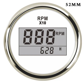 52mm Digital Tachometer Car Truck Marine Boat Tacho Gauge With Hourmeter 0~9990 RPM Display fit for Diesel ,Gasoline Engine
52mm Digital Tachometer Car Truck Marine Boat Tacho Gauge With Hourmeter 0~9990 RPM Display fit for Diesel ,Gasoline Engine