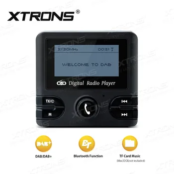 XTRONS DAB04 Digital DAB Radio Receiver with FM Transmitter & Bluetooth Function
XTRONS DAB04 Digital DAB Radio Receiver with FM Transmitter & Bluetooth Function