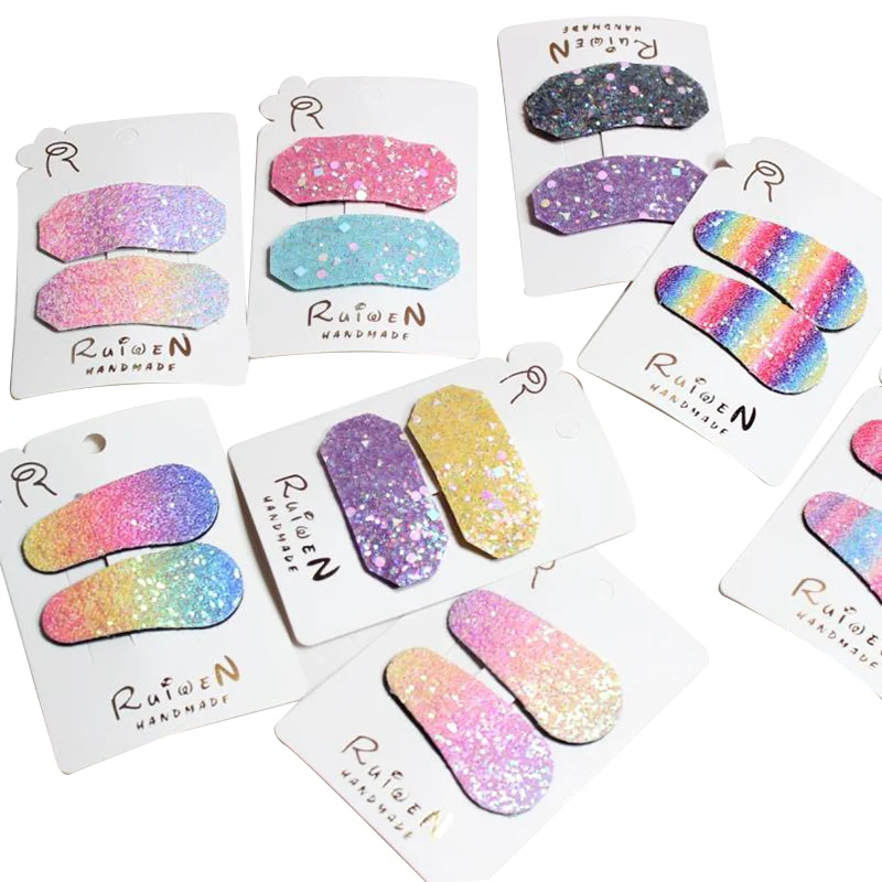 1 Pair Kids Glitter Hair Clip Handmade Rainbow BB Hair Barrette Cute Sequin Covered Clip For Girls Hair Accessories
1 Pair Kids Glitter Hair Clip Handmade Rainbow BB Hair Barrette Cute Sequin Covered Clip For Girls Hair Accessories