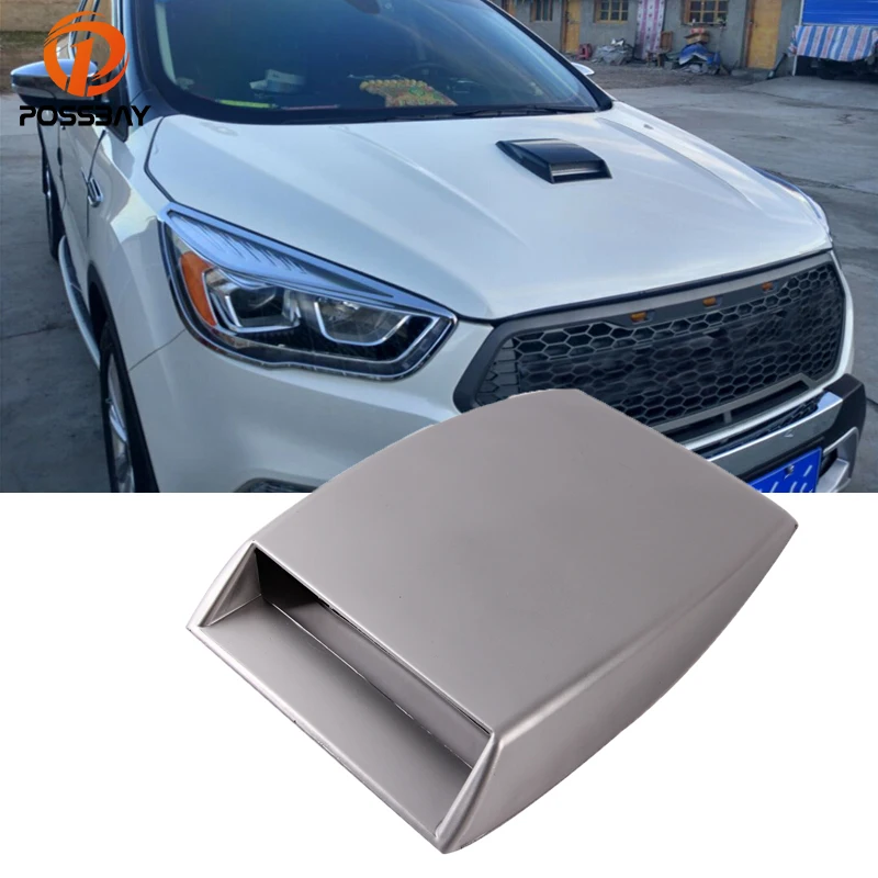 POSSBAY Silver Car Side Replacement Automobiles Head Stickers Decoration Air Flow Vent Intake Scoop Turbo Bonnet Vents Decals
POSSBAY Silver Car Side Replacement Automobiles Head Stickers Decoration Air Flow Vent Intake Scoop Turbo Bonnet Vents Decals