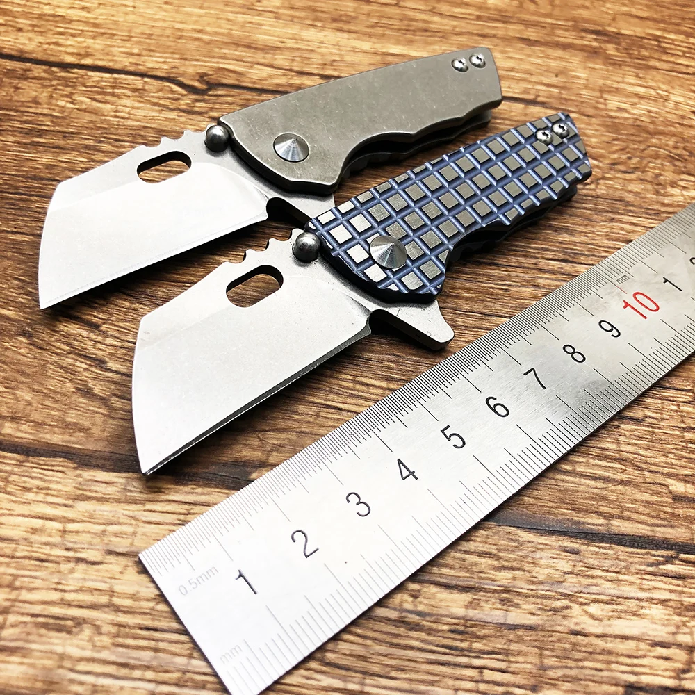 ZZSQ Serge C188 M390 Steel Blade Titanium Alloy Handle Mini Tactical Folding Knife Survival Camping Outdoor Knives EDC Pocket
ZZSQ Serge C188 M390 Steel Blade Titanium Alloy Handle Mini Tactical Folding Knife Survival Camping Outdoor Knives EDC Pocket