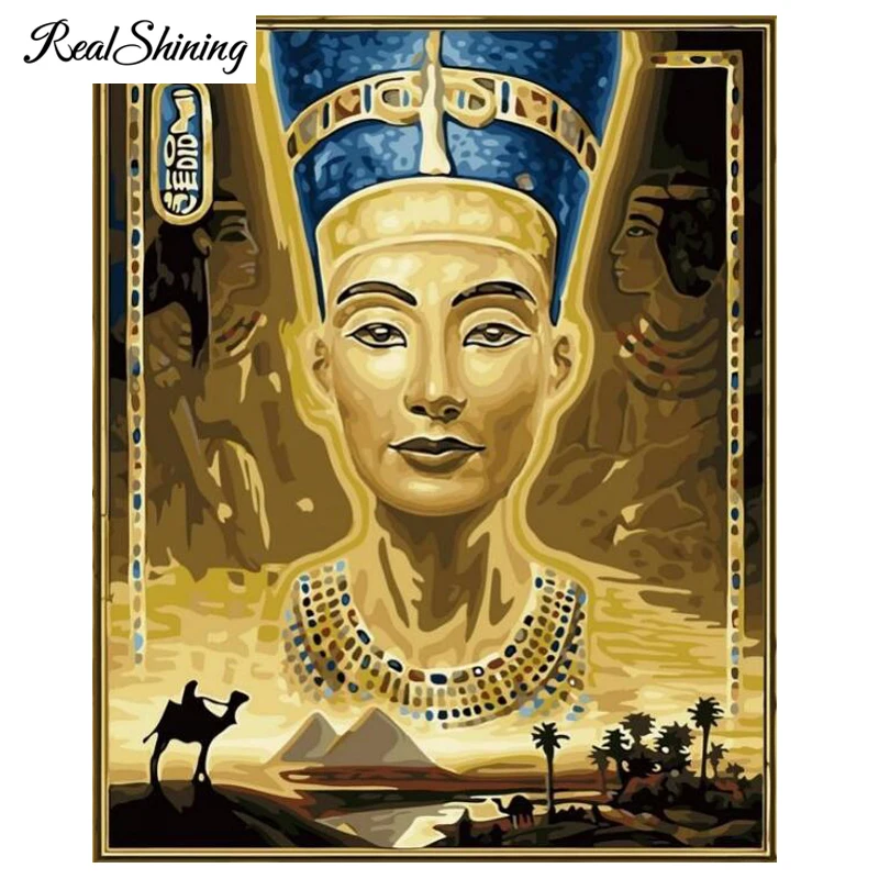 REALSHINING Diy 5d Diamond Painting Cross Stitch Art Paintings Nefertiti egypt Diamond Embroidery Mosaic Wall Stickers FS2924
REALSHINING Diy 5d Diamond Painting Cross Stitch Art Paintings Nefertiti egypt Diamond Embroidery Mosaic Wall Stickers FS2924