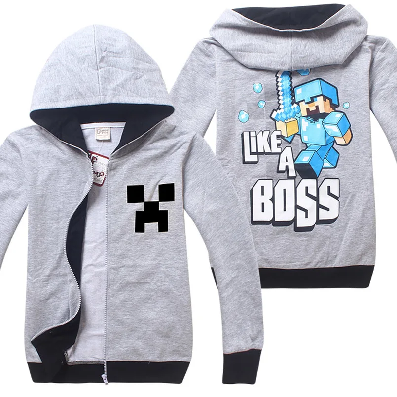 2018 Spring-autumn Minecraft Cartoon Outwear Children's Clothing Sweatshirts Baby Boys Girls Hoodies FNaF Long Sleeve T Shirts
2018 Spring-autumn Minecraft Cartoon Outwear Children's Clothing Sweatshirts Baby Boys Girls Hoodies FNaF Long Sleeve T Shirts